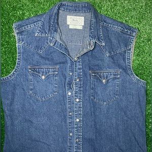 Polo Ralph Lauren Sleeveless Denim Vest